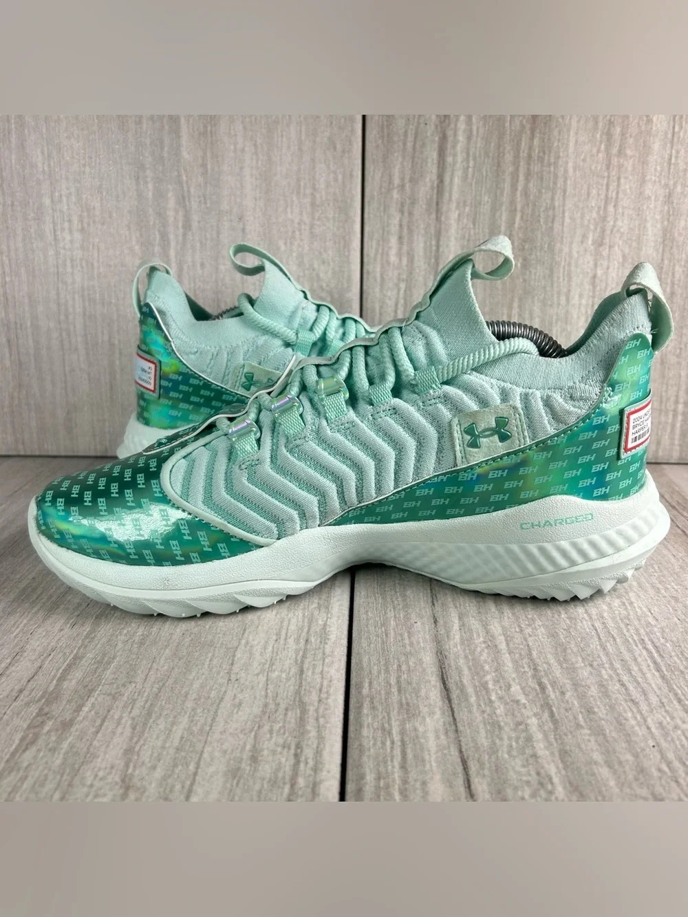 NEW RARE Under Armour Bryce Harper 9 Gem MT Turf Shoe PE x PSA Men’s Size 8.5